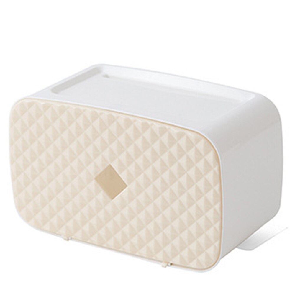 Bathroom Paper Towel Dispenser Wall Mounted No-drilling Paper Towel Holder Dispenser Toilet Paper Extraction Dispenser