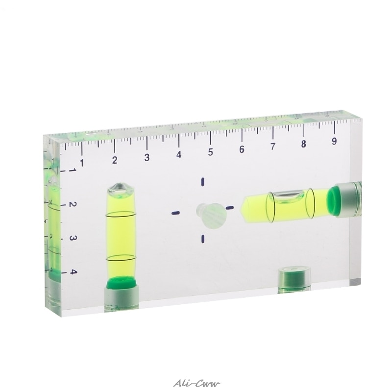 High Precision Transparent Two Direction Magnetic Level Bubble Mini Spirit Level