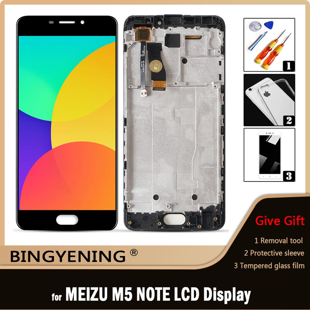 Originele Voor Meizu M5 Note Lcd Scherm Touch Digitizer Vergadering Voor 5.5 Inch Meizu M5 Note M621H M621M M621Q met Frame