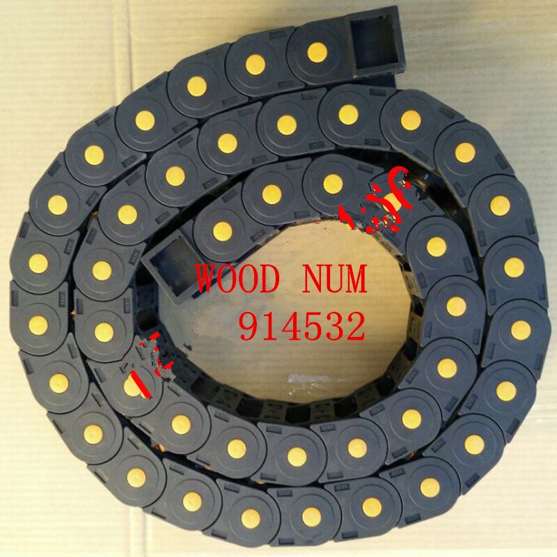 55*150mm Bending Radius 100 Enclosed Nylon Cable Drag Chain Wire Carrier Towline 1000mm in Length