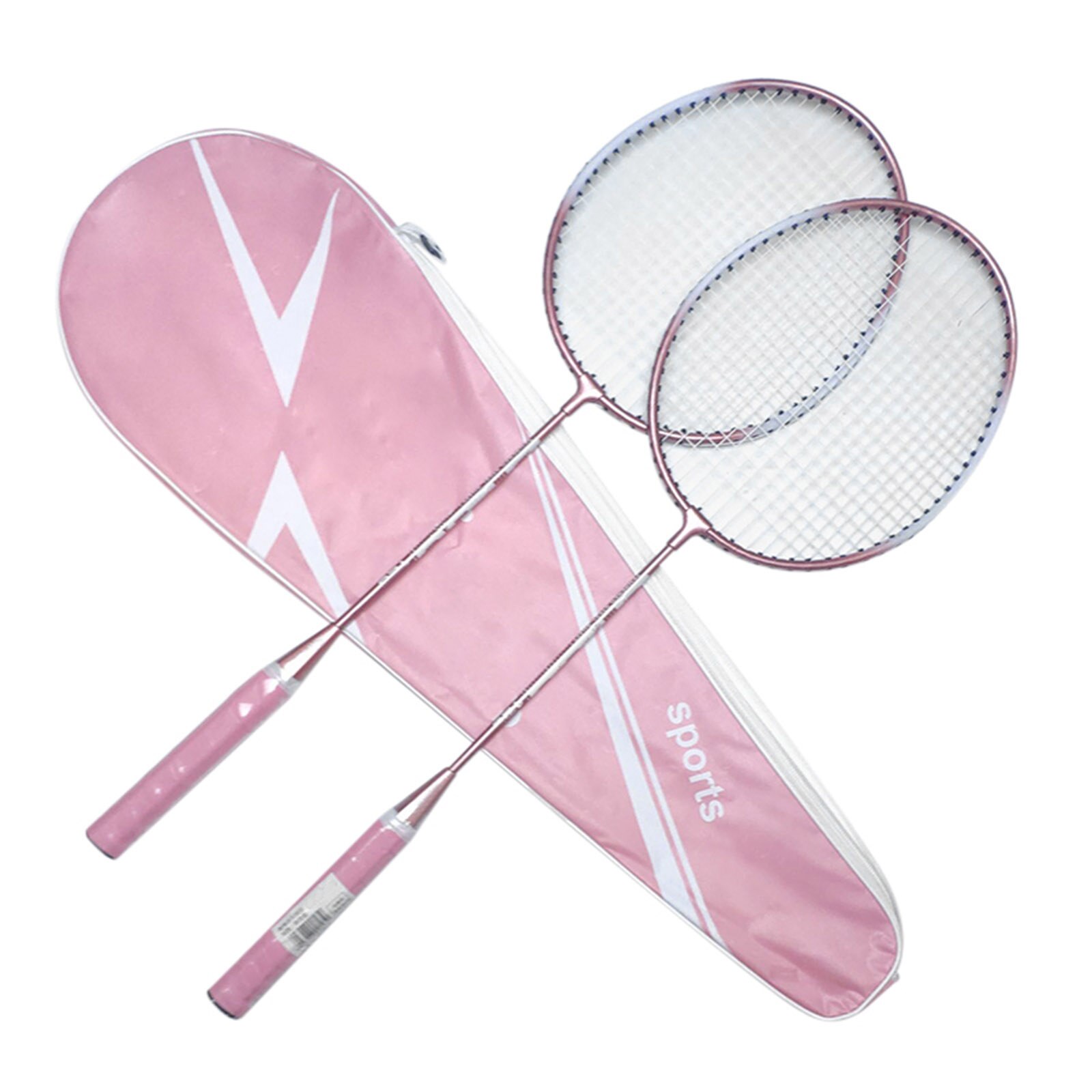 2pcs Badminton Rackets with Carrying Bag Set Indoor Outdoor Sports Accessory Badminton Beginner Equipment