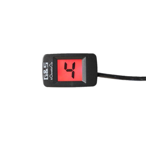 Motorcycle Universal LCD Digital Gear Indicator Display Shift Lever Sensor Super thin display with high technology Red