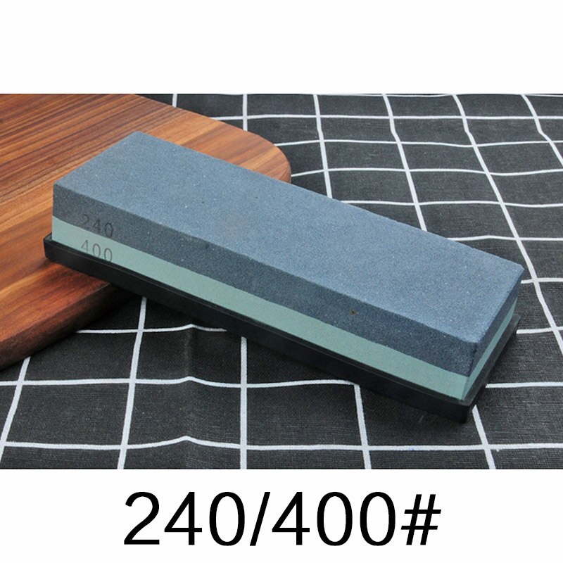 2-IN-1 240 600 1000 3000 grit Knife Sharpener Whetstone Sharpening Stones grinding stone water stone kitchen Tool: 240 400 grit