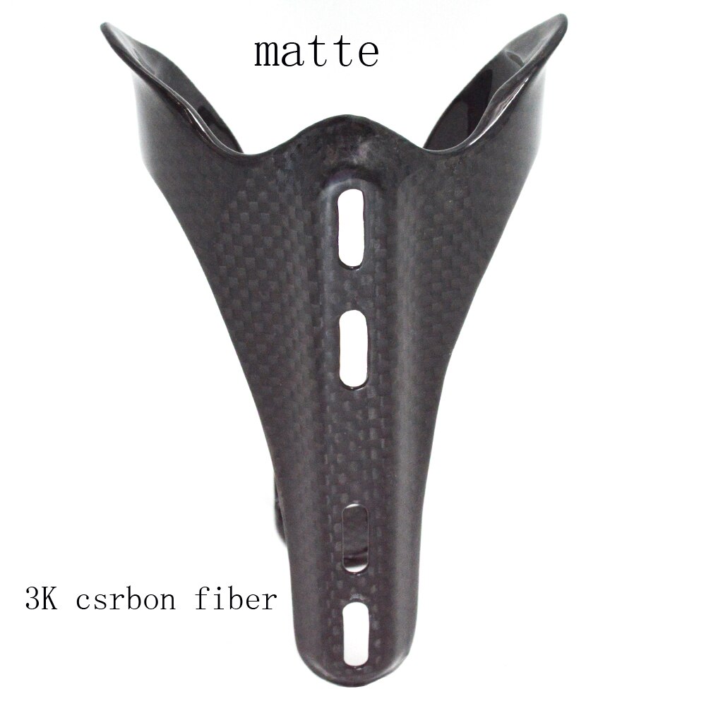 3K full carbon bottle cage road bicycle water bottle cages MTB bike bottle holder carbon fiber cycling accessories matte gloss: matte