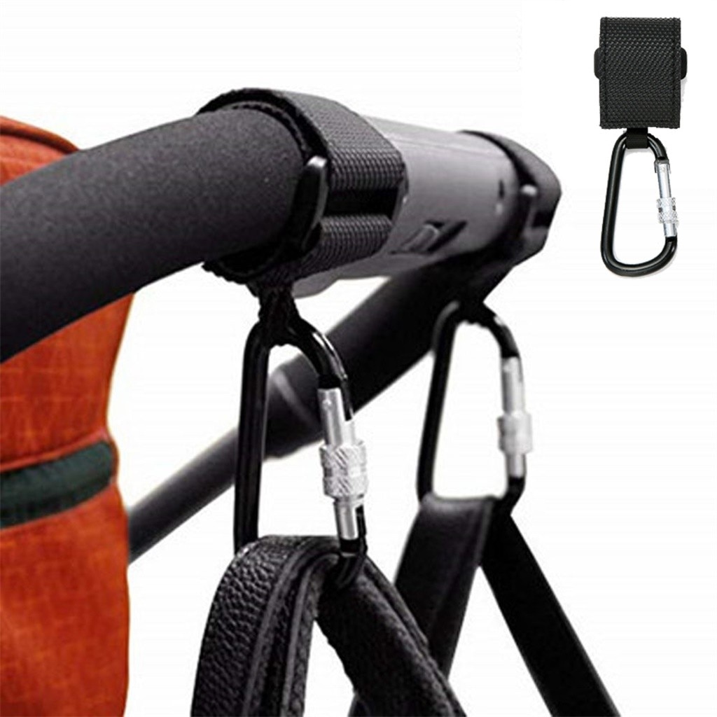 Karabiner Klettern Verschluss Clip Haken Aufhänger Baby Kinderwagen Kinderwagen Clip Haken Buggy Kinderwagen freundlicher Windel Tasche Aufhänger Sicher molle Träger