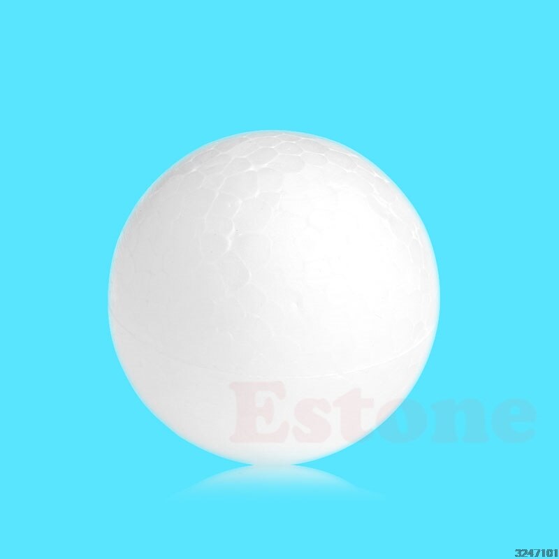 DIY modelado poliestireno Bola de espuma de poliestireno Material blanco: D17812-4