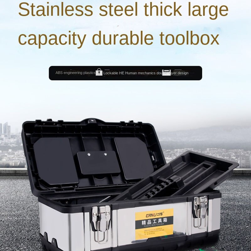 Large Electrician Tool Case Organizer Hard Carry Waterproof Multifunctional Complete Tool Box Takim Cantasi Packaging 1224