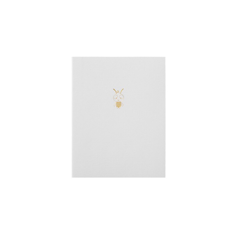 A4/A5/A6 Diary Notebook and Journal Cute Bee Agenda Planner Organizer Back to School Office Note Book Business Daily Handbook: A6 White