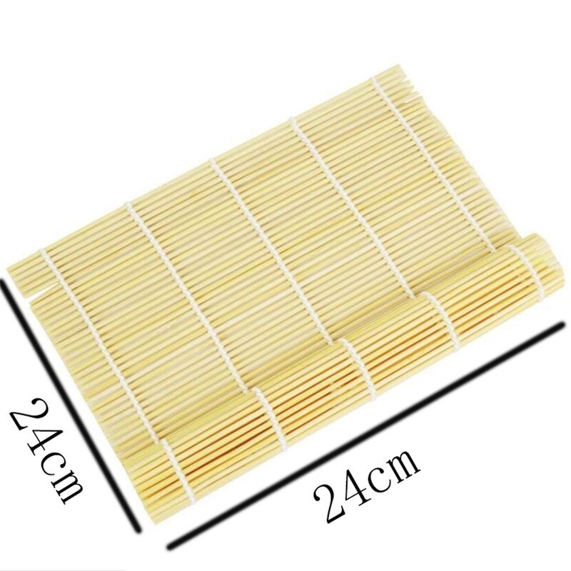 Sushi Rollen Rolle Bambus DIY Sushi matt Onigiri Reis Rolle Hand Hersteller Sushi Werkzeuge Küche Japanischen Lebensmittel Beto Küche Werkzeuge: Weiß 24x24cm
