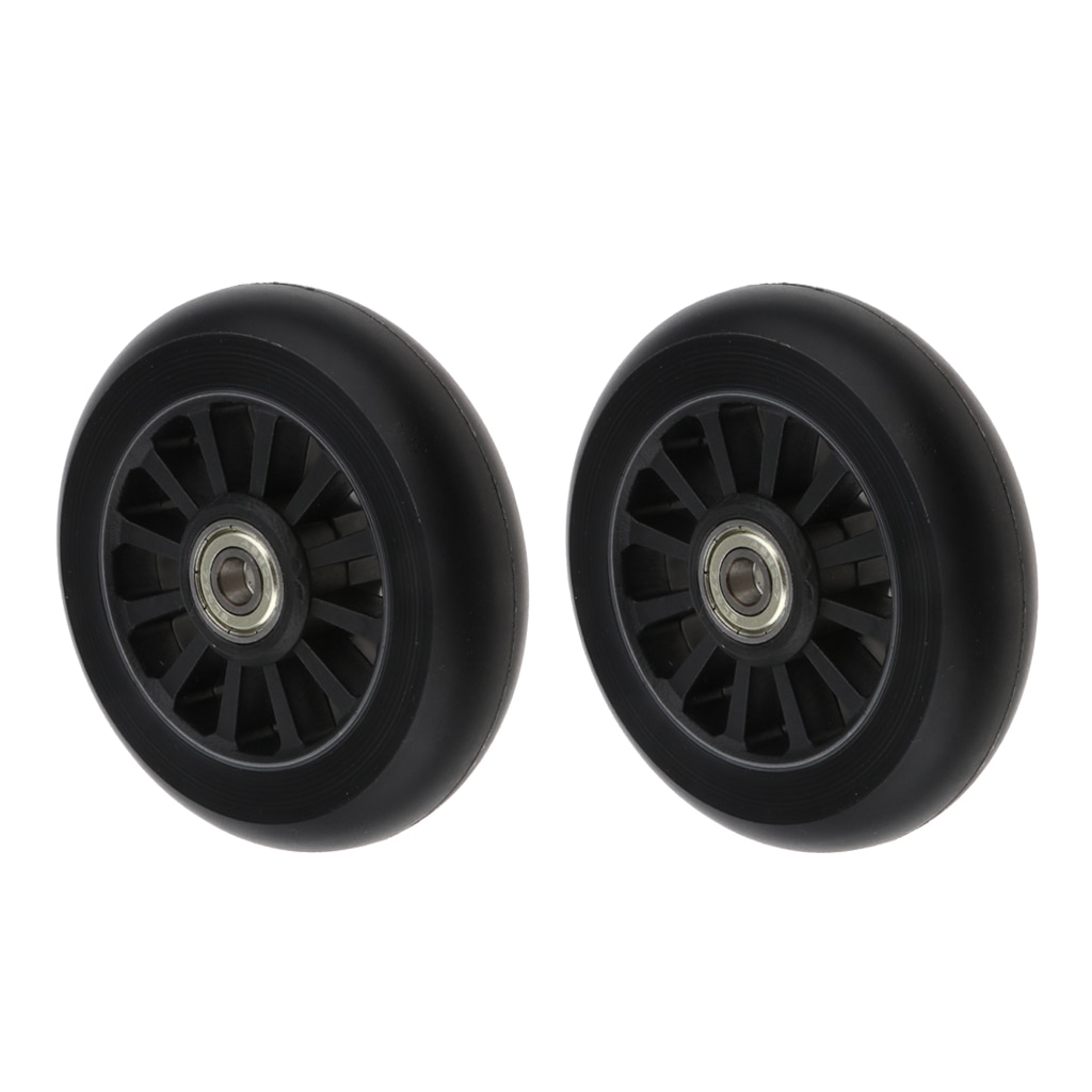 2 pces rodas de scooter do plutônio velocidade patins rodas do trole substituição 100mm esportes ao ar livre acessórios