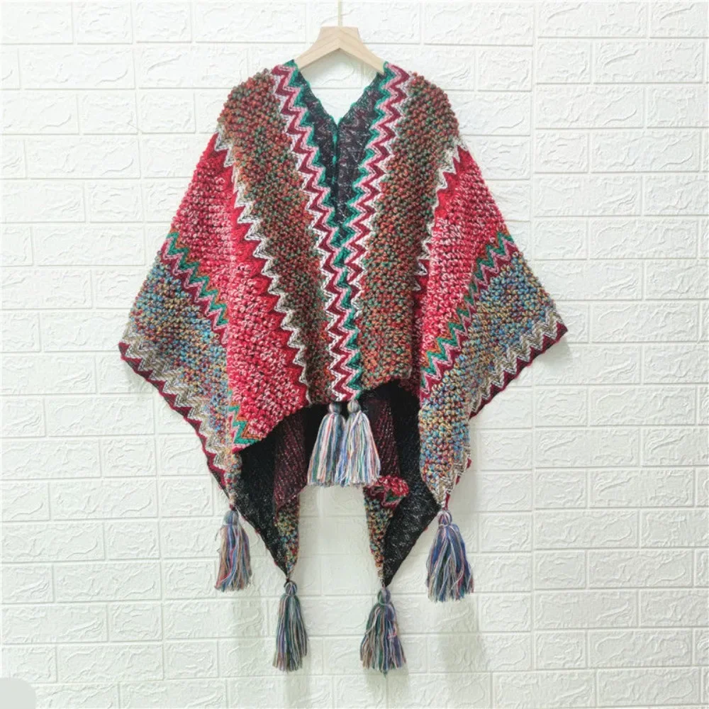 Autumn Overcoat Jackets for Women Casual Winter Clothes Women Vintage Coats Sweater Ethnic Style Cloak Cardigan