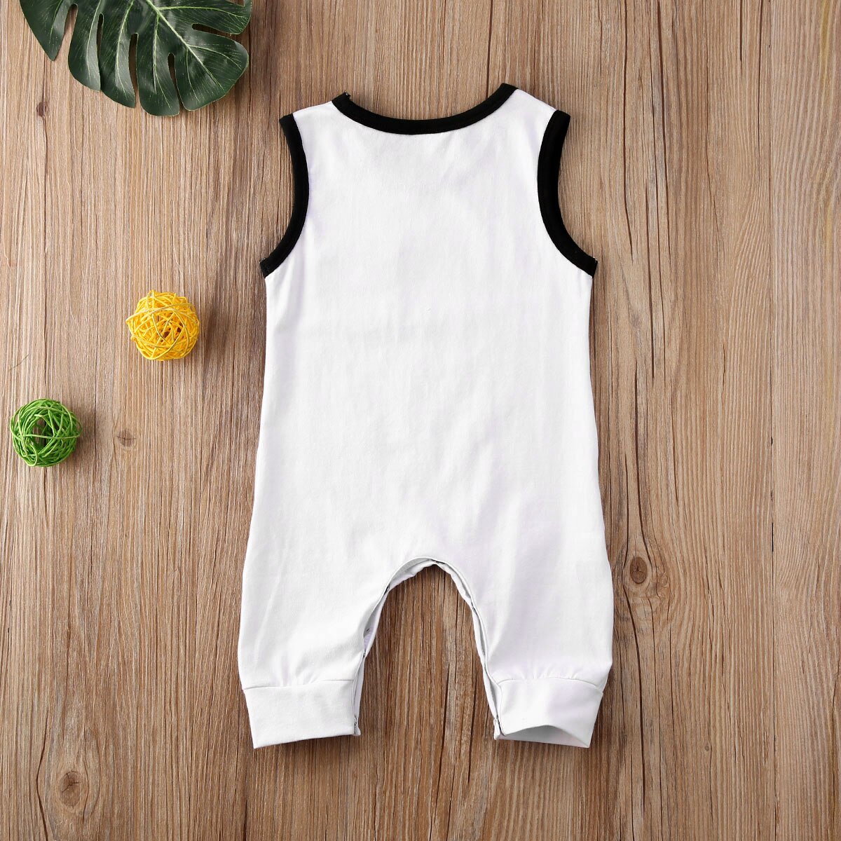 Casual 0-18M Summer Baby Boy Clothing Sleevless Solid Cotton Soft Jumpsuit Boy Outfit