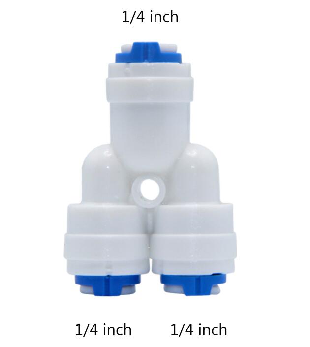 1/4 Inch L/T type Quick water connector Slip lock Quick-connect Gezamenlijke PE waterleiding Connectors fittings Waterzuiveraar