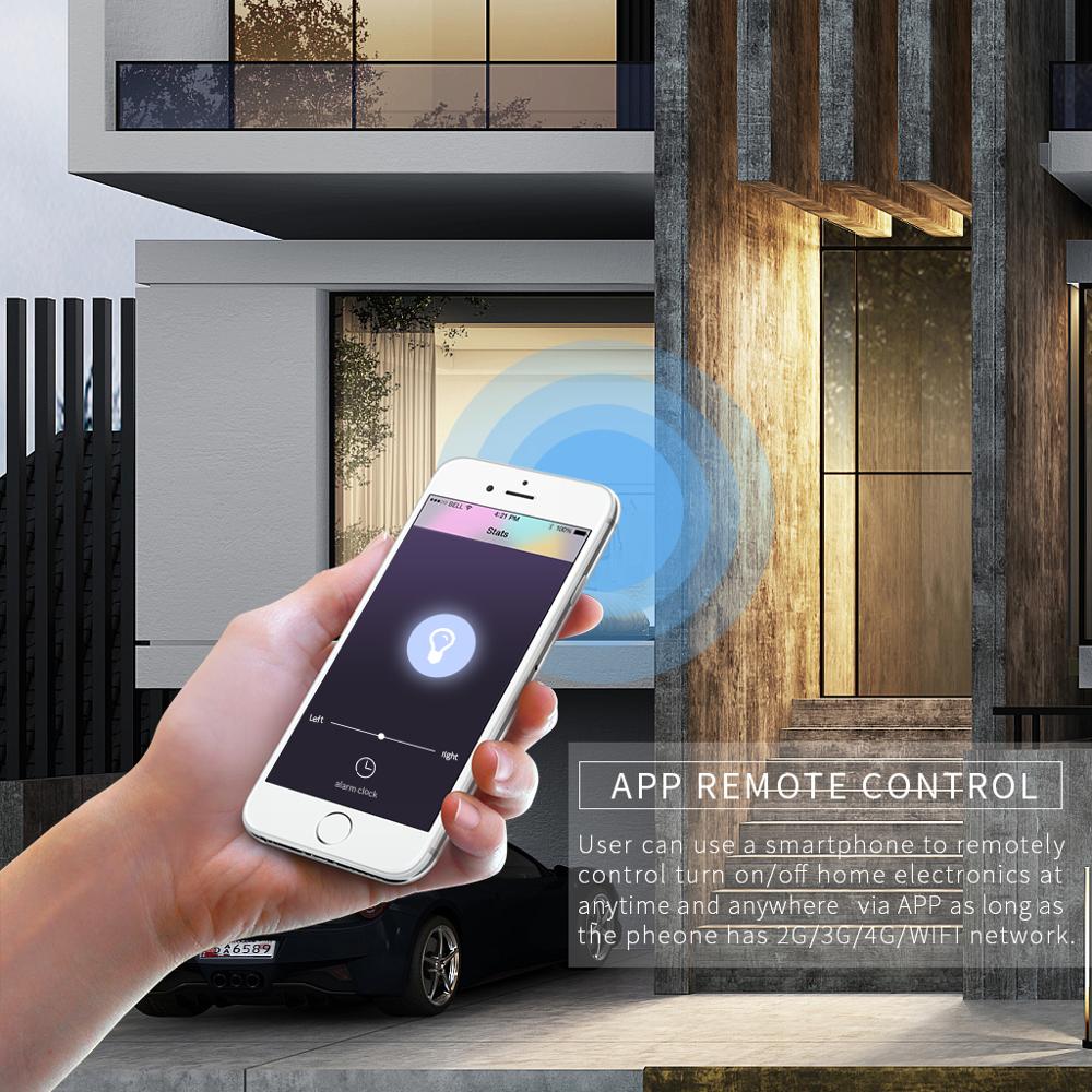 Lonsonho Tuya Draadloze Smart Wifi Led Dimmer Us Touch Licht Dimmers Werkt Met Alexa Google Home Smartlife