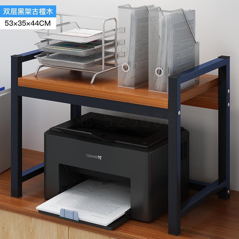 Support de bureau pour imprimante, meuble à Double pont, pour recevoir des documents, copieur, meuble de rangement multifonctionnel, Simple: Model 5