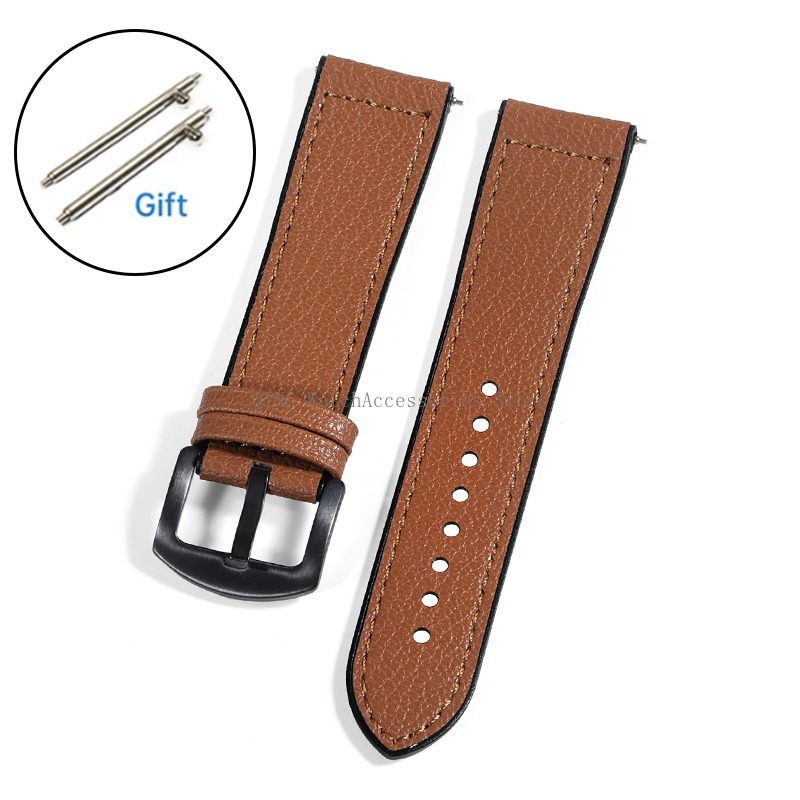 Bracelet Smartwatch universel pour homme et femme, silicone souple, bracelet de montre en cuir, bracelet de remplacement sport, bracelet à dégagement rapide, 20mm, 22mm: GREEN BLUE / 22mm