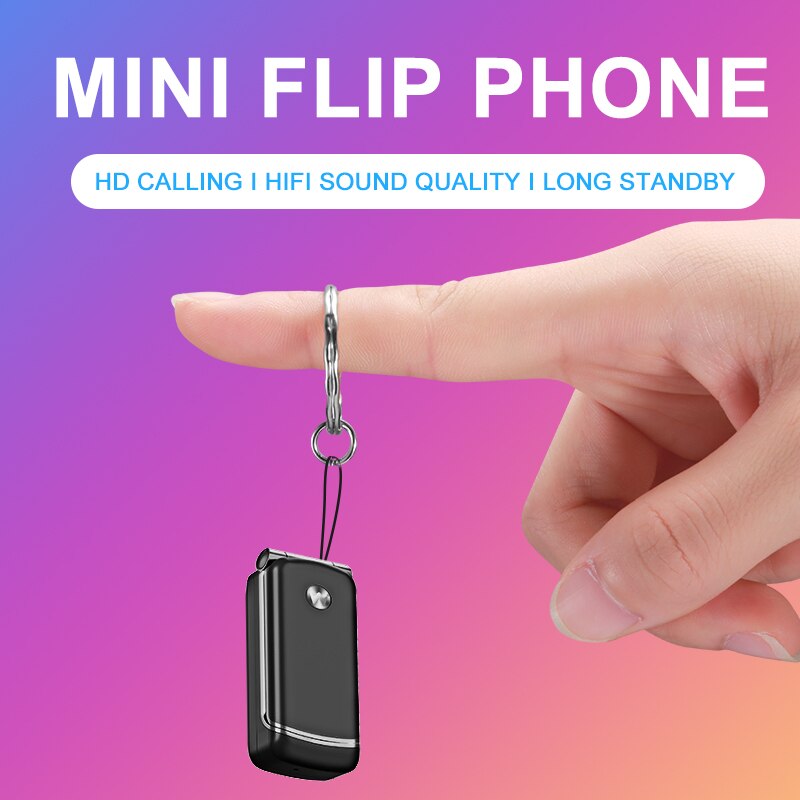 Smallst Flip Cellphone Ulcool F1 32MB+32MB MTK6261 GSM 300mAh Bluetooth Mini Backup Pocket Portable Mobile Phone for Kid