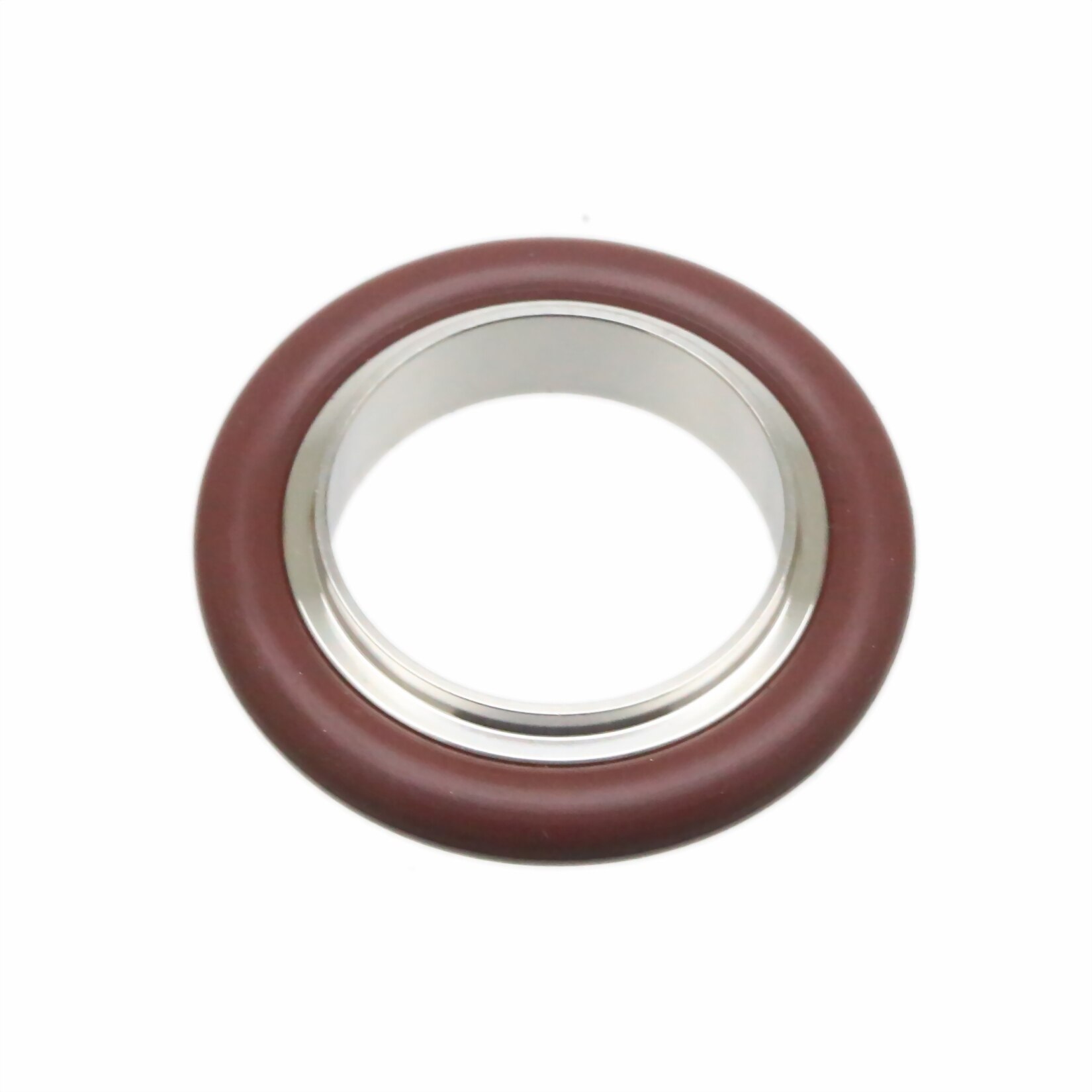 ISO-KF25 NW/KF-25 Vacuum Flange Fitting Stainless Steel 304 Centering + FKM O-Ring (No Hinge Clamps)