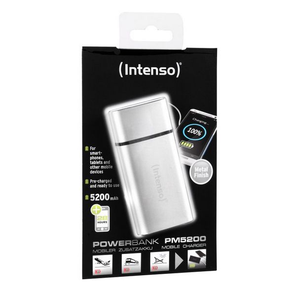 Power Bank INTENSO AATBPT0138 5200 mAh Silber