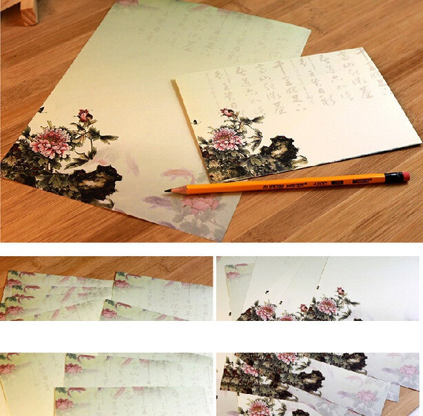 10pcs/lot 260*185mm Ancient Rhyme Chinese Style Envelope Series Eight Random Send Writing Cute Envelopes
