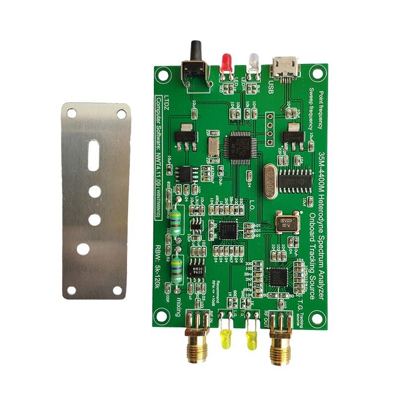 Analyseur de spectre USB LTDZ 35-4400M, Module Source de suivi du Signal, outil d&#39;analyse du domaine de fréquence RF avec coque