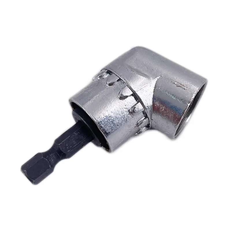 Adjustable 105 Degree Right Angle Driver Screwdriver Hand Tools Set 1/4 Hex Shank For Power Drill Screwdriver Bits Tools: black