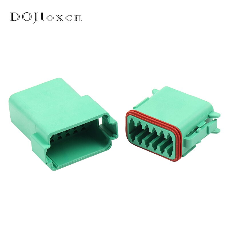 1 Set DT06-08SD Deutsch 8 12 Pin Connector Waterproof Male Female Pair Wiring Plug DT04-08PD DT15-08PD DT04-08PB-L012 DT06-08SC