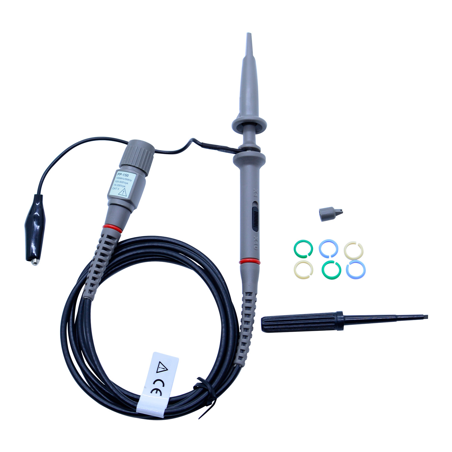 Hantek oscilloscope probe 60MHz 80MHz 100MHz 200MHz 250MHz: Gold