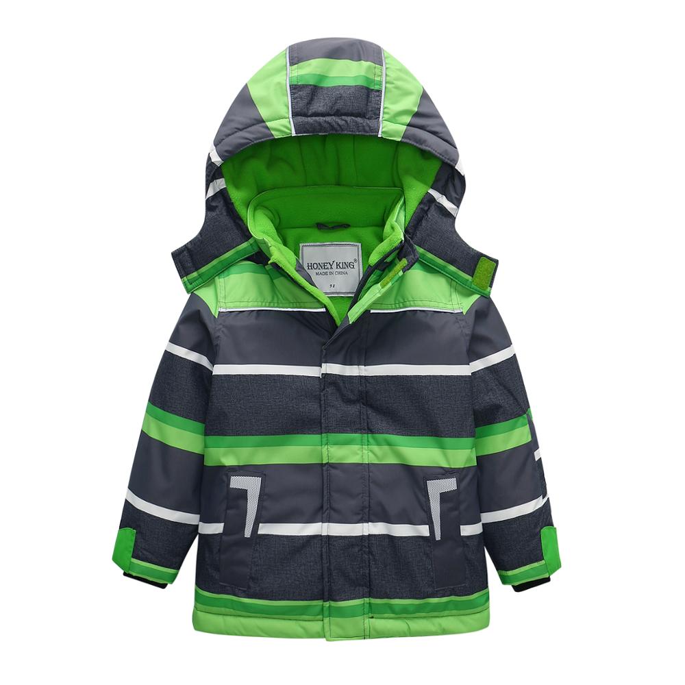 HONEYKING-ropa de esquí para niños, abrigo cálido de invierno a prueba de viento, impermeable, chaqueta de esquí para acampar, ropa de snowboard, prendas de vestir