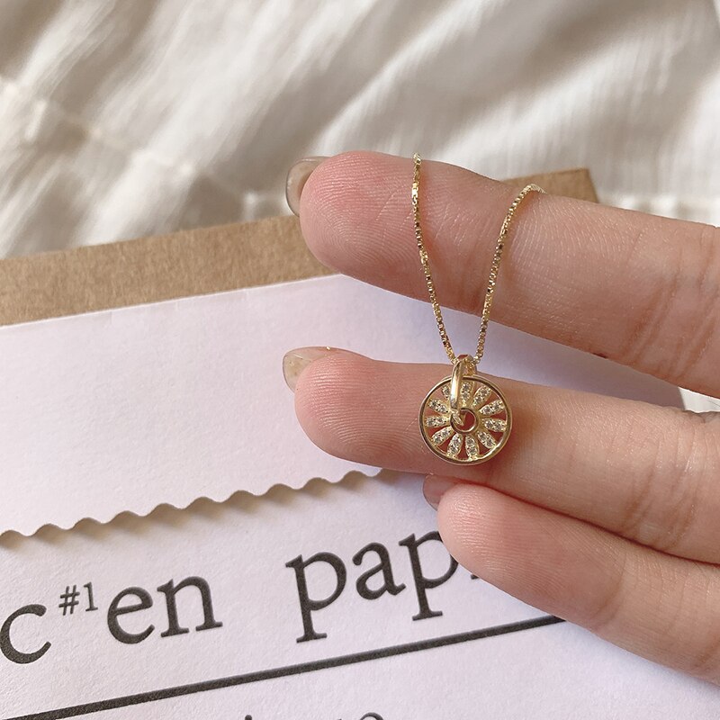 Anenjery Dubbellaags U-Vormige Thai Zilveren Ketting 925 Sterling Zilveren Korte Sleutelbeen Ketting Charme Ketting Voor Vrouwen S-N530