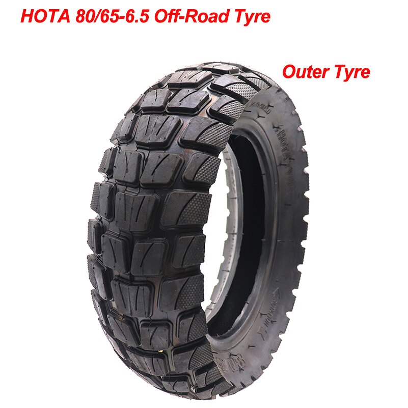 255x80 Electric Scooter Off-road Tire 10x3.0 Thickened Widened Inner Outer Tyres 80/65-6 for Speed Grace 10 Zero 10x KuGoo M4: E outer tyre