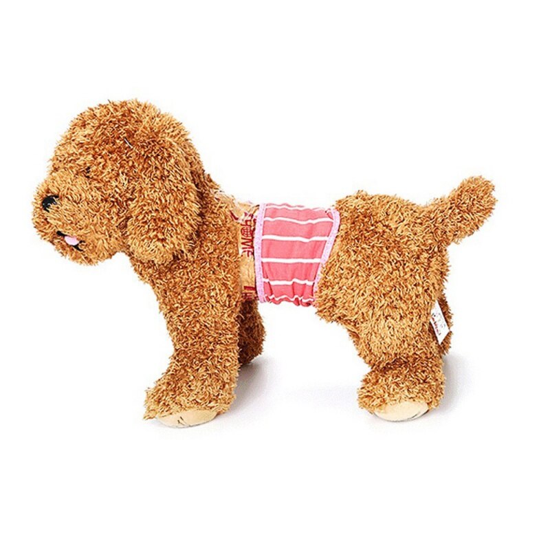 Hond Fysiologische Broek S-XL Luier Sanitaire Wasbare Vrouwelijke Hond Shorts Slipje Menstruatie Ondergoed Slips Jumpsuit Voor Hond: P / M