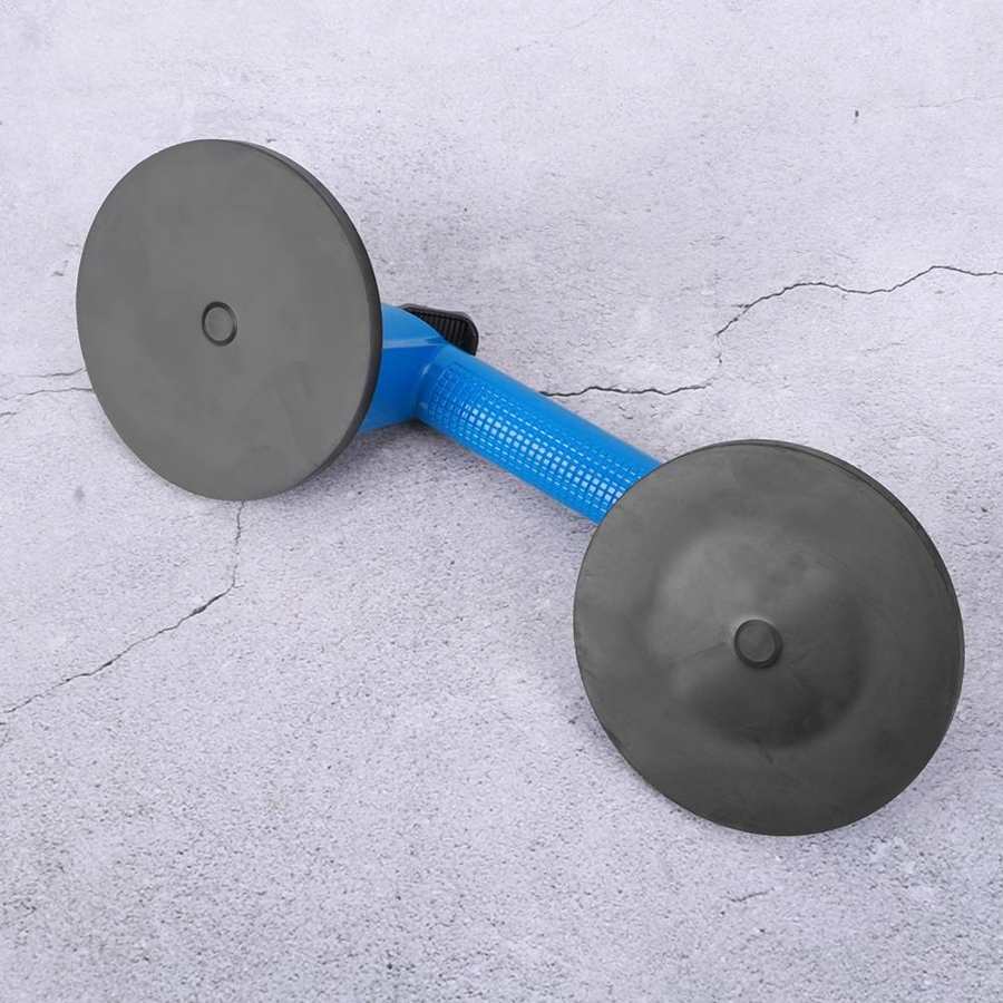 Industrielt magnetglas sugekop reparationsværktøj aluminium alloyrubber blå 2 & #8209 ; klo til glasplade