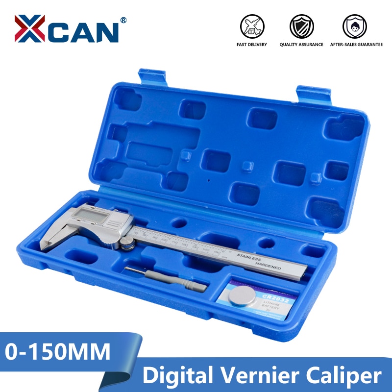 Stainless Steel Digital Caliper 0-150mm Digital Vernier Caliper With Box For Measuring Tool Vernier Caliper Gauge