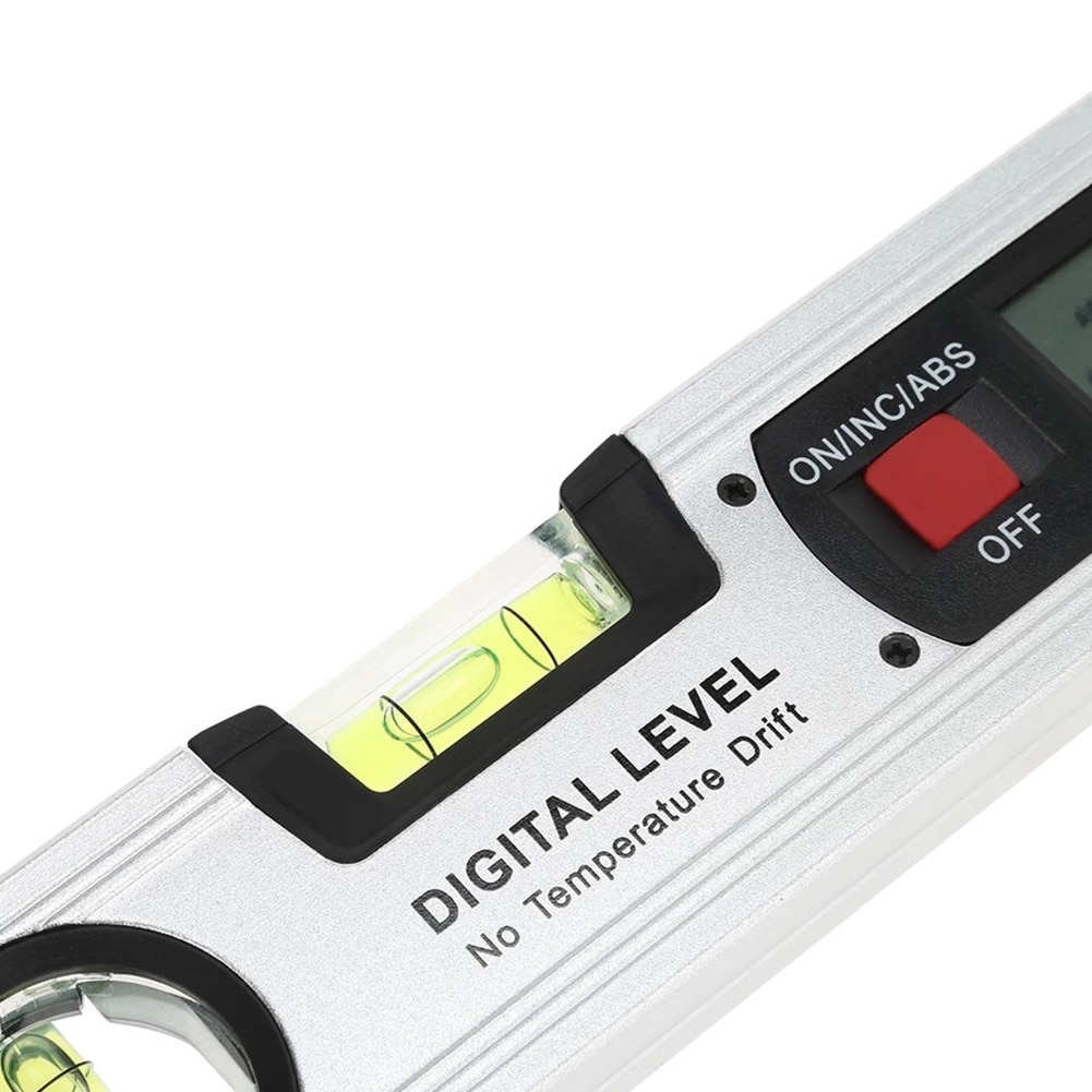 360 Degree Digital Protractor Portable Inclinometer With Magnetic Electronic Level Aluminium Alloy Angle Finder Mini LCD Display