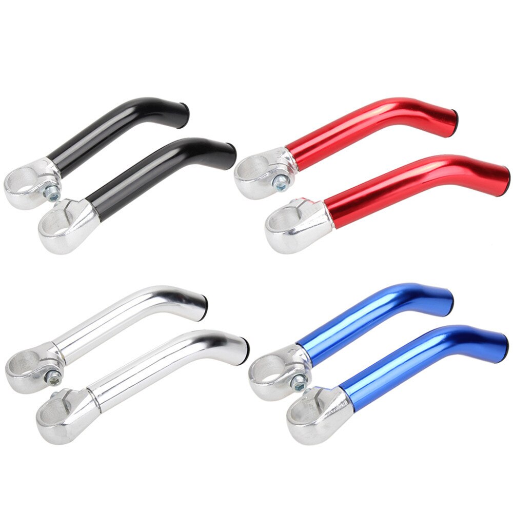 1Pair Bike Rest Handlebar Extender 15cm Aluminum Bicycle Bent Horn Ends for 22.2cm Handle Bar Riding Cycling Parts