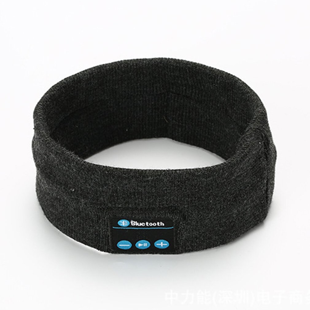 V5.0 Draadloze Hoofdband Multifunctionele Muziek Zweet-Absorberende Sport Hoofdband Draadloze Muziek Sport Hoofdband: black