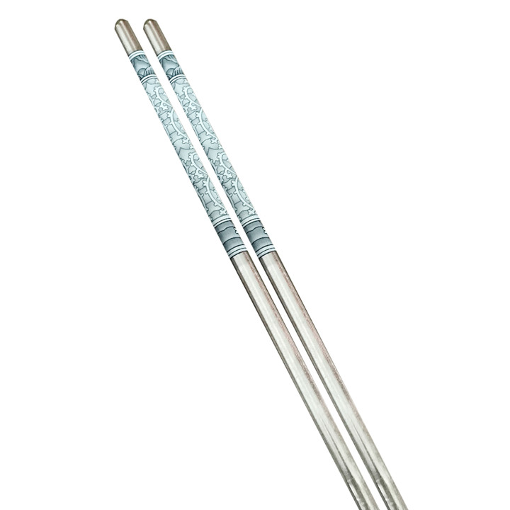 10 Pairs 304 Stainless Steel Chopsticks Set Luxury Non-slip Plum Flower Chinese Japanese Chopsticks Sushi Sticks Palillos Chinos: Blue 10 Pairs