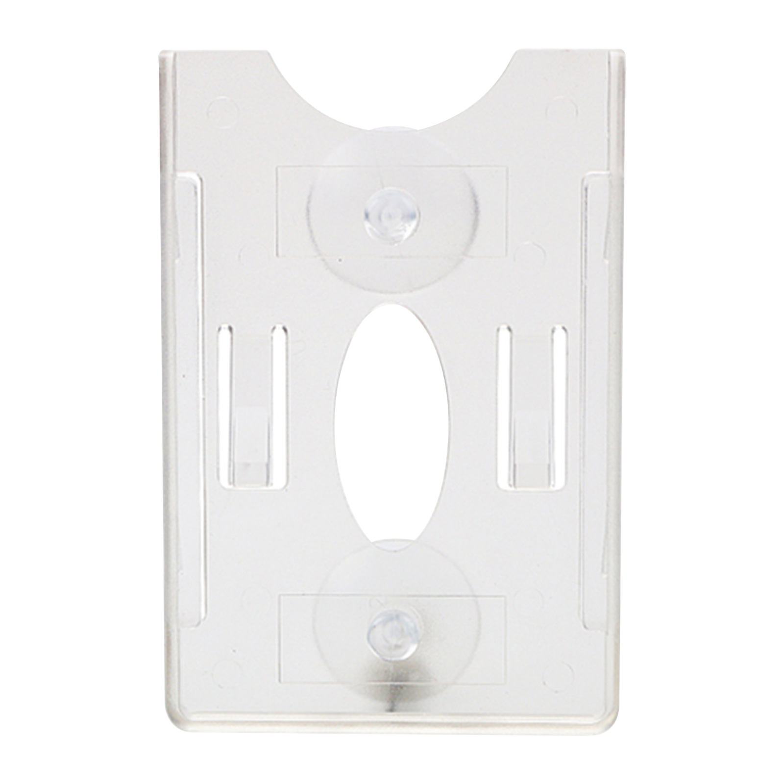 Brand Card Holder For Windshield Glass Tag Durable ID IC Card Holder Card Sleeve Car Organization: transparent Sucker