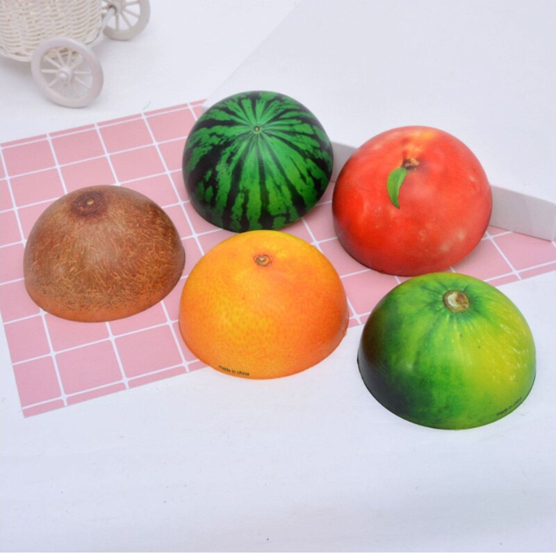 Neue Wassermelone Orange Squishy Simulation Brot Kuchen Weichen Duft Langsam Rising Squeeze Spielzeug Stress Relief für Kid Geburtstag