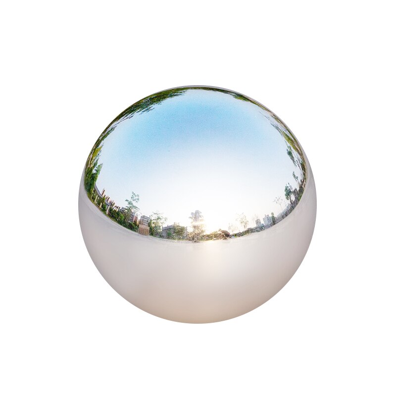 19mm-300mm średnica 4 rozmiary lustro ogród dom kula ozdoby ze stali nierdzewnej patrząc dekoracji kule puste w środku