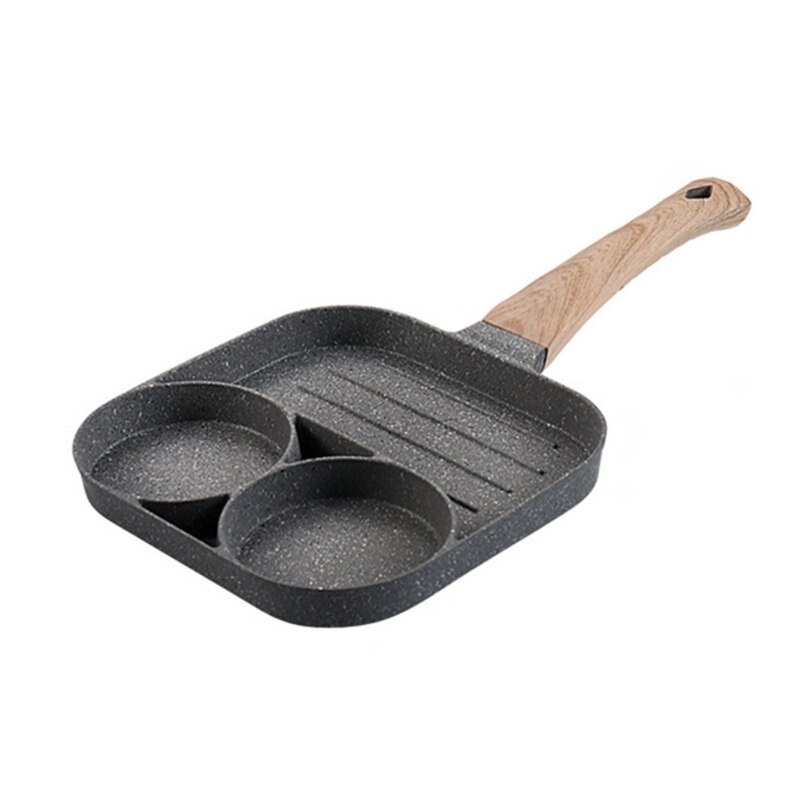 Non-stick Vier-Gat Omelet Eieren Pancake Maker Koekenpan Keuken Inductie Pot Burger Mold