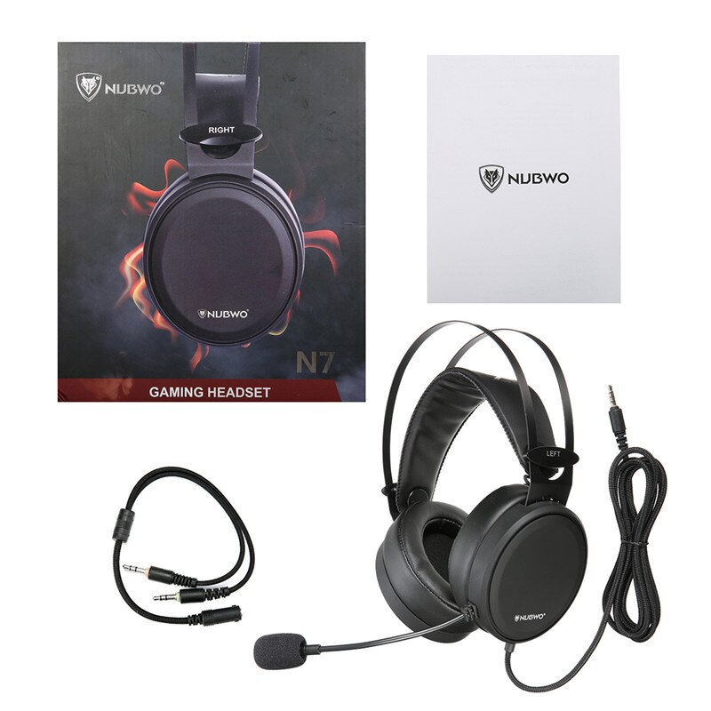 Nubwo N7 Gaming Headset PS4 Bass Casque Gaming Hoofdtelefoon Met Microfoon Microfoon Voor Xbox Een /Pc Gamer /Nintendo Switch