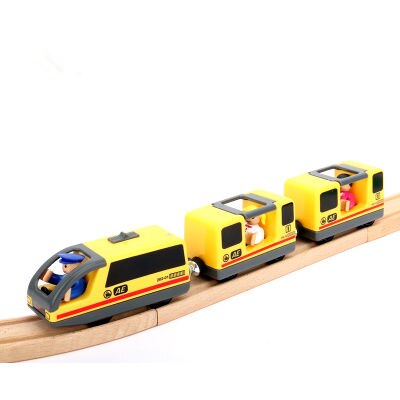 Fit Voor Auto Speelgoed Track Brio Trein Blauw Rood Tracks Combinatie Elektrische Locomotief Speelgoed Voor Kinderen Elektrische Trein Voor Houten track: 17