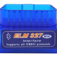 Super Mini Elm327 Bluetooth OBD2 V1.5 Elm 327 V 1.5 Obd 2 Auto Diagnose-Tool Scanner Elm-327 obdii Adapter Auto Diagnostic Tool