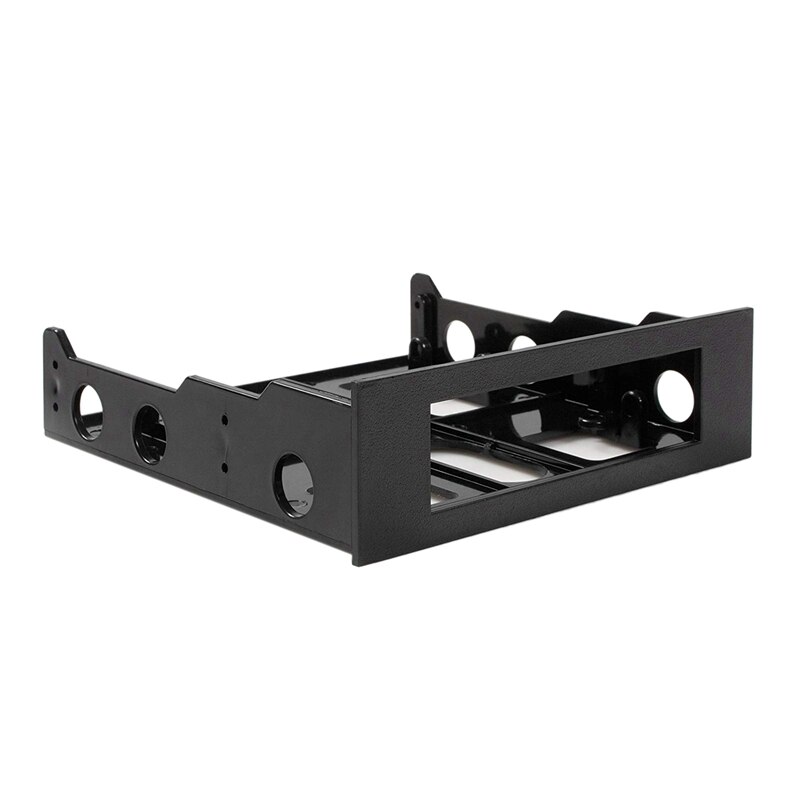 Adaptador de soporte del compartimento delantero de la bahía del disco duro de 3,5 a 5,25, Monte dispositivos de 3,5 pulgadas en la bahía de 5.25In