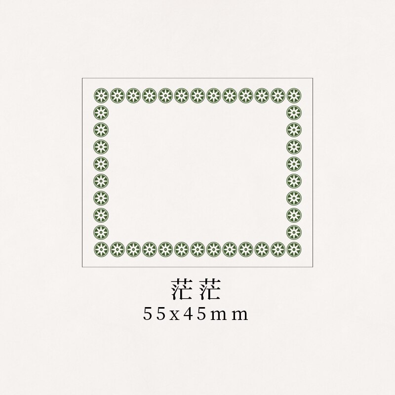 Sello de madera y goma para decoración de tarjetas para álbum de recortes DIY, Marco planificador de vida diaria, Retro, para manualidades en relieve