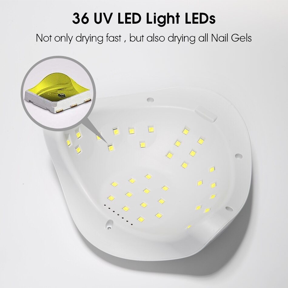 SUN X5 Plus-secador de uñas UV LED, lámpara de curado de esmalte de Gel de 80W con temporizador inferior, pantalla LCD, secado rápido, herramientas de manicura