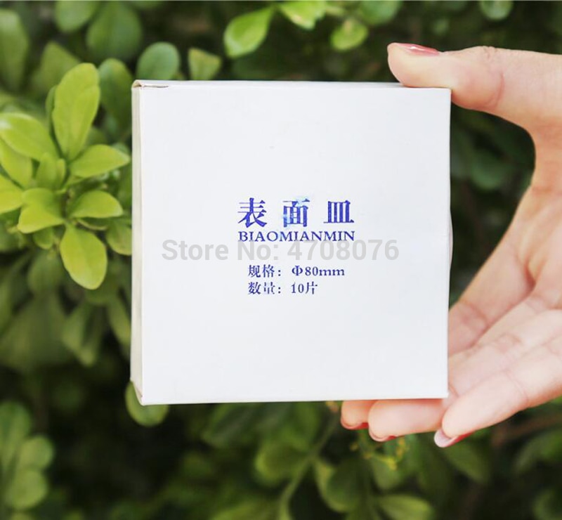 Watch glass Lab dish Round glass panes Watch-glass Beaker cover Lab glassware for scientific experiment diameter 80mm 10pcs/box