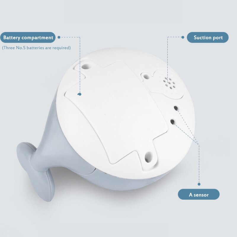 Bébé Jouets De Bain Baleine Fontaine Boule De Bain avec Musique Légère LUMIÈRE LED L'électricité Jouets